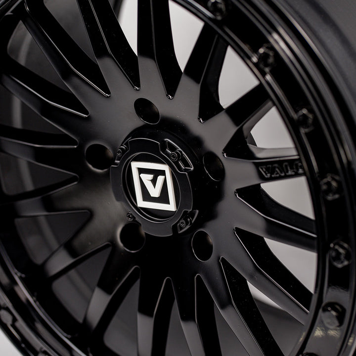 V06 Satin Black UTV Beadlock - Valor Offroad