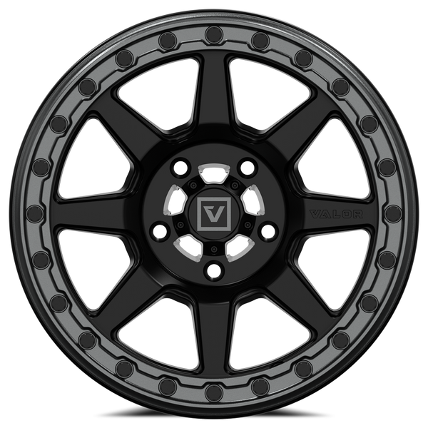V13 Satin Black UTV Beadlock - Valor Offroad