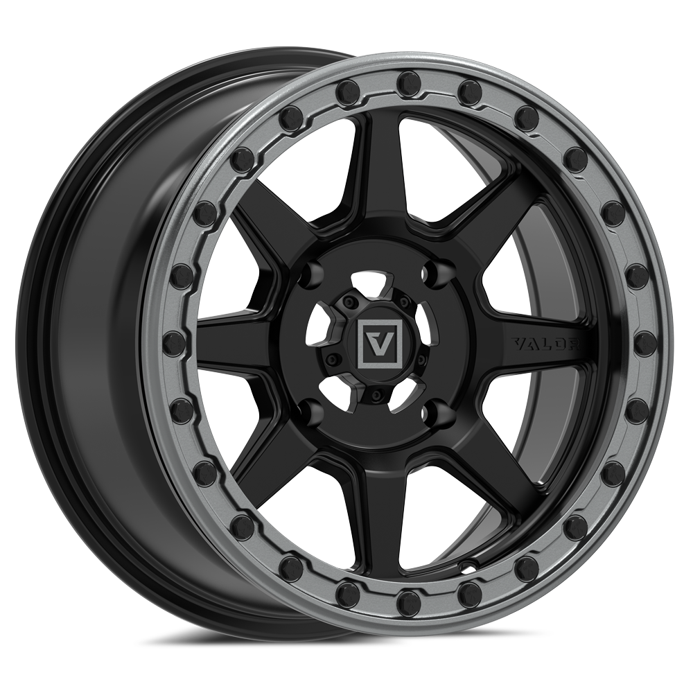 V13 Satin Black UTV Beadlock - Valor Offroad