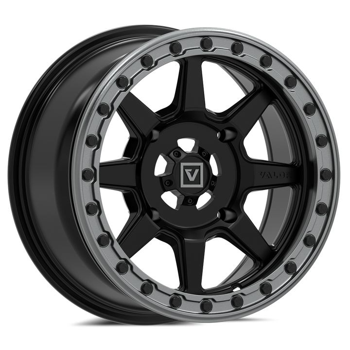 V13 Satin Black UTV Beadlock - Valor Offroad