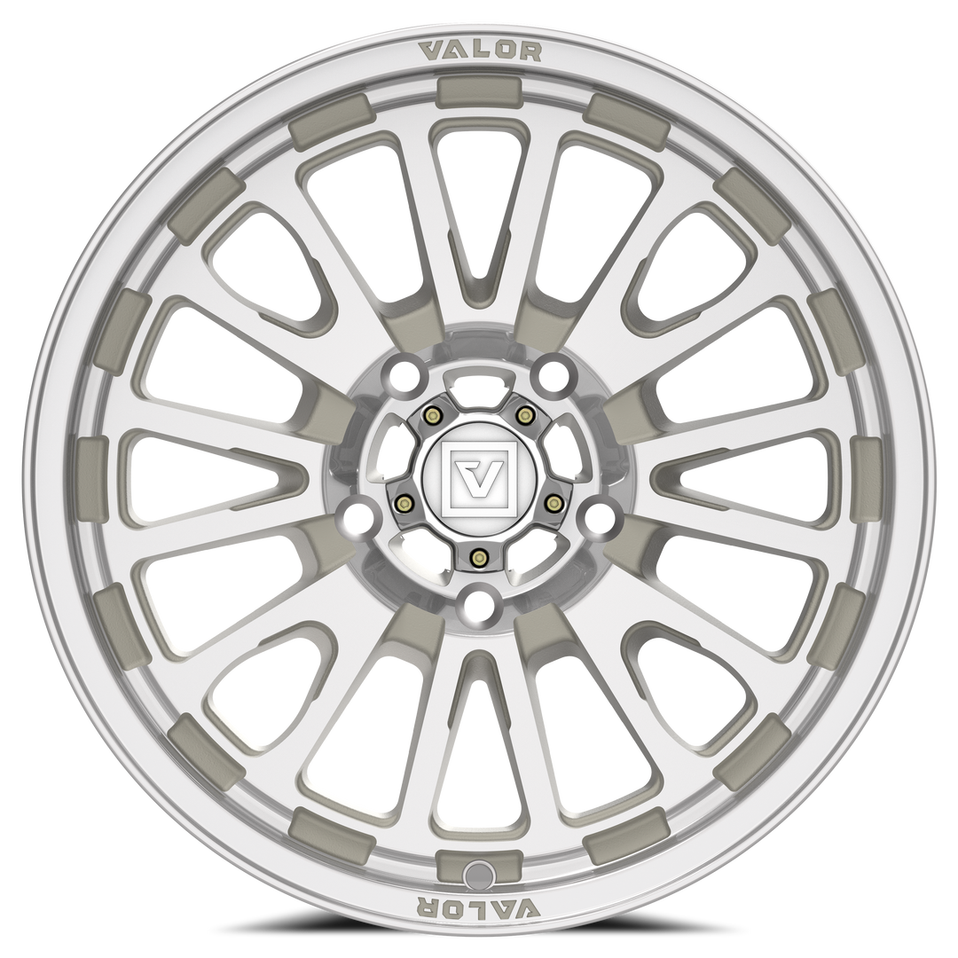 V14 Raw Machined UTV Wheel - Valor Offroad
