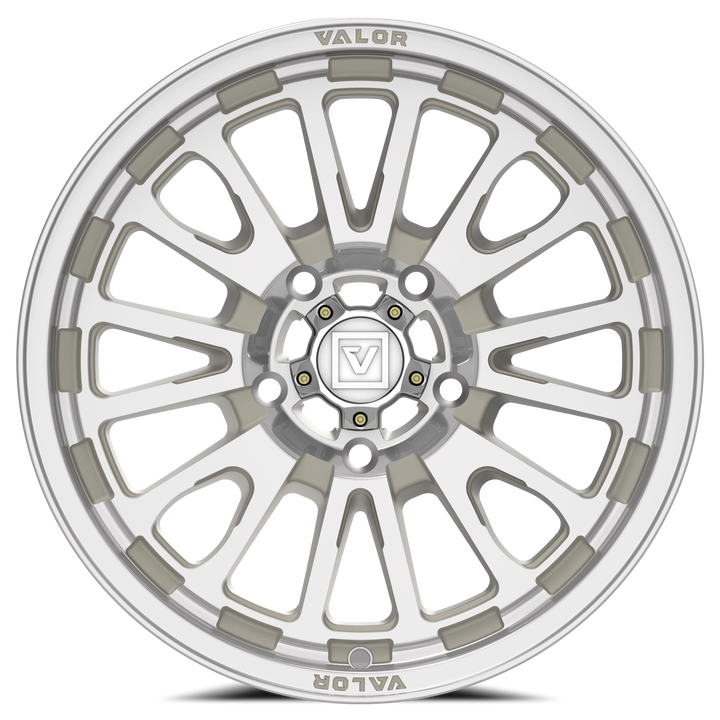 V14 Raw Machined UTV Wheel - Valor Offroad