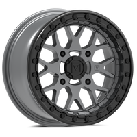 V07 Satin Graphite UTV Beadlock - Valor Offroad