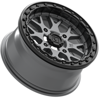 V07 Satin Graphite UTV Beadlock - Valor Offroad