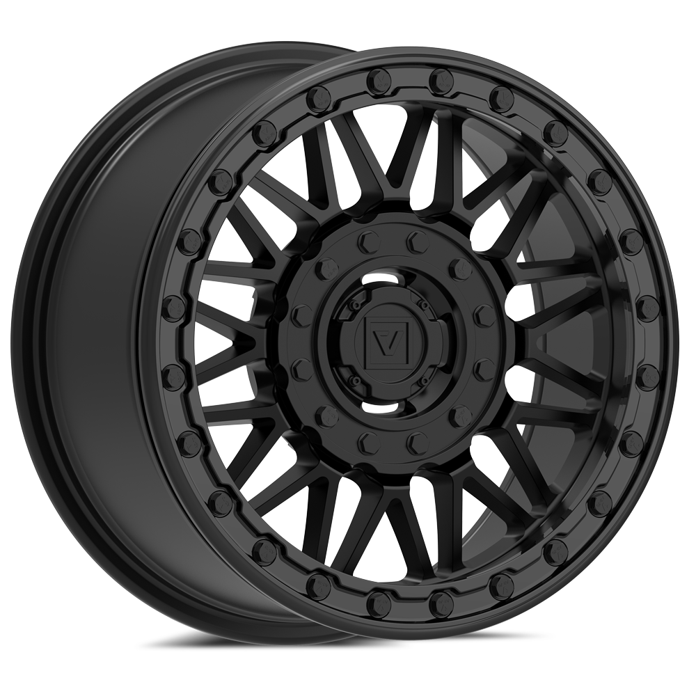 V08 Satin Black UTV Beadlock - Valor Offroad