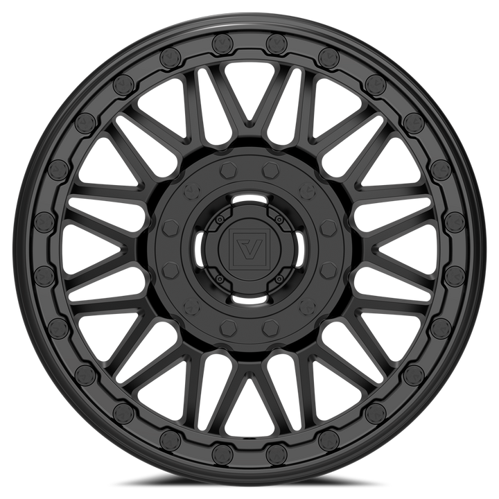 V08 Satin Black UTV Beadlock - Valor Offroad
