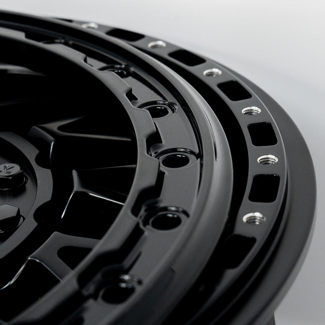 V08 Satin Black UTV Beadlock - Valor Offroad