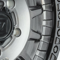 V09 Brushed Charcoal UTV Beadlock - Valor Offroad