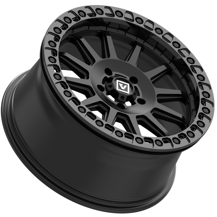 V09 Satin Black UTV Beadlock - Valor Offroad