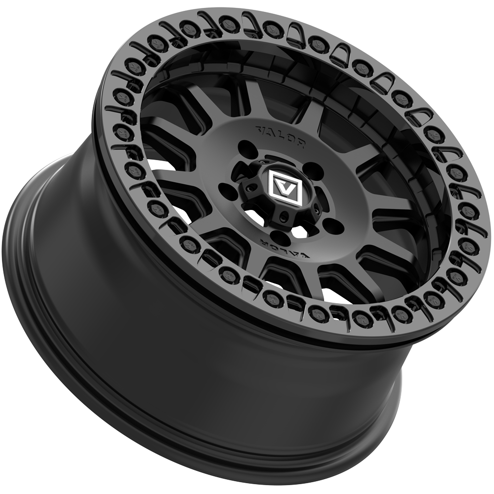 V09 Satin Black UTV Beadlock - Valor Offroad