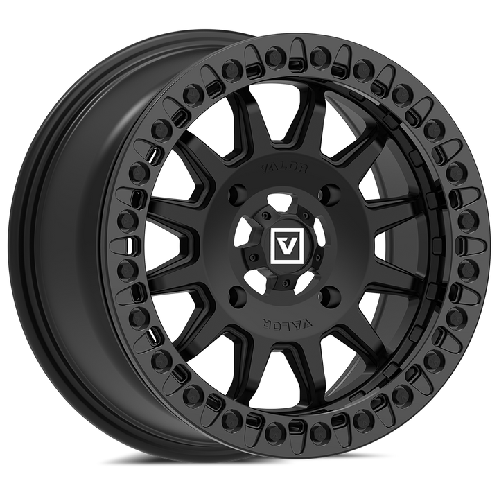 V09 Satin Black UTV Beadlock - Valor Offroad