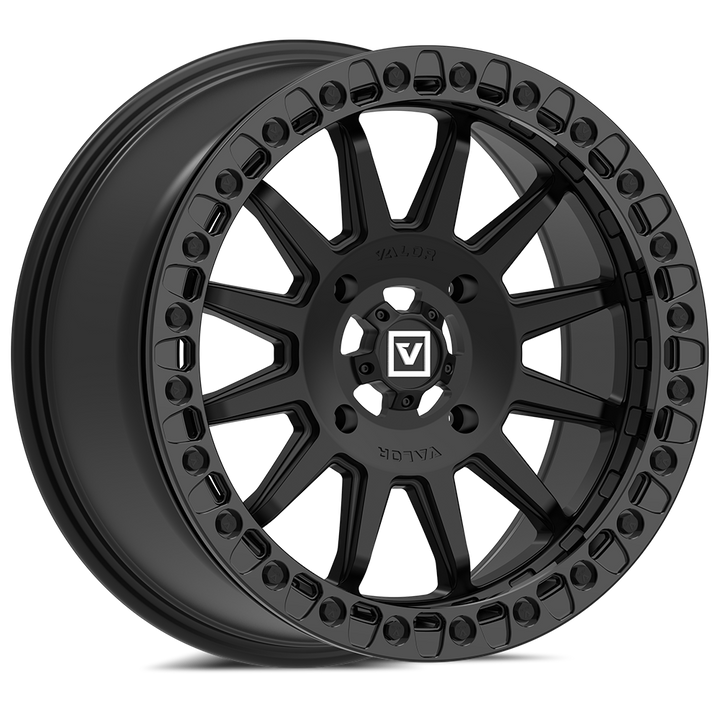V09 Satin Black UTV Beadlock - Valor Offroad