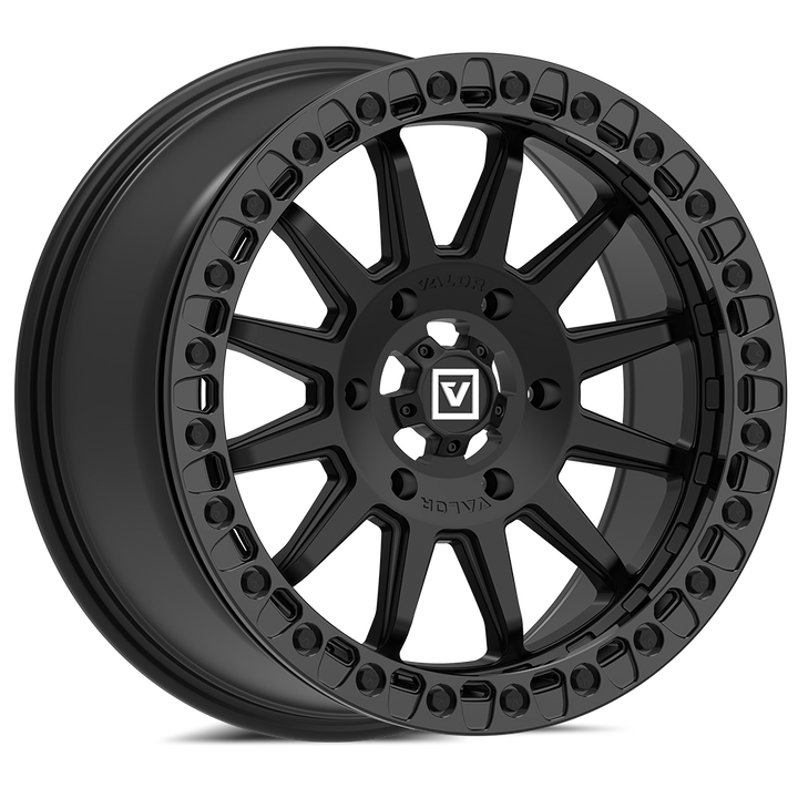 V09 Satin Black UTV Beadlock - Valor Offroad