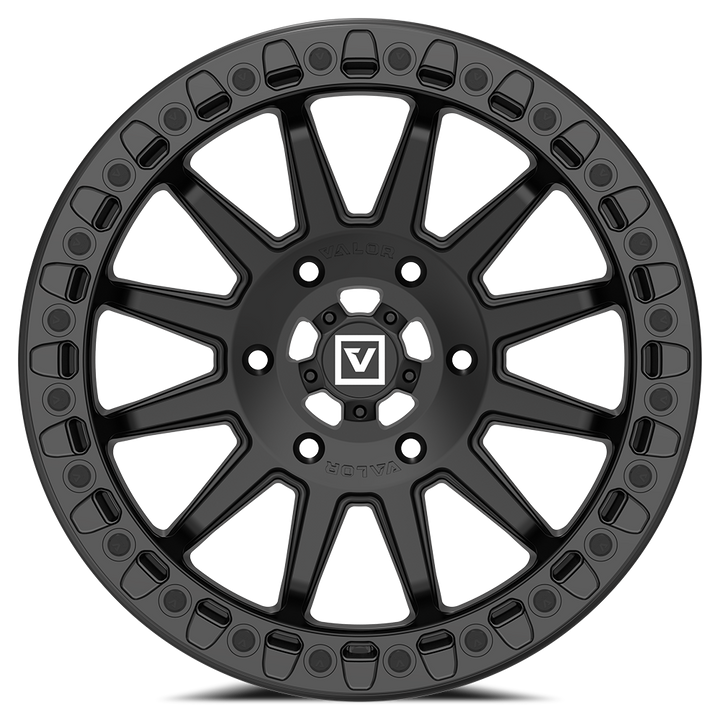 V09 Satin Black UTV Beadlock - Valor Offroad