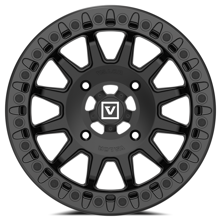 V09 Satin Black UTV Beadlock - Valor Offroad