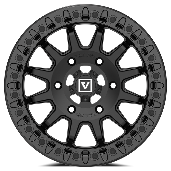 V09 Satin Black UTV Beadlock - Valor Offroad
