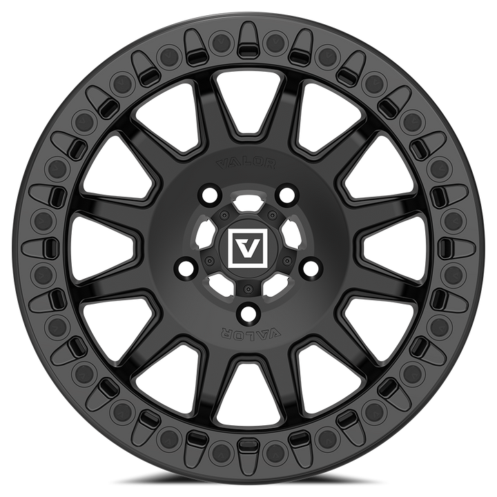 V09 Satin Black UTV Beadlock - Valor Offroad