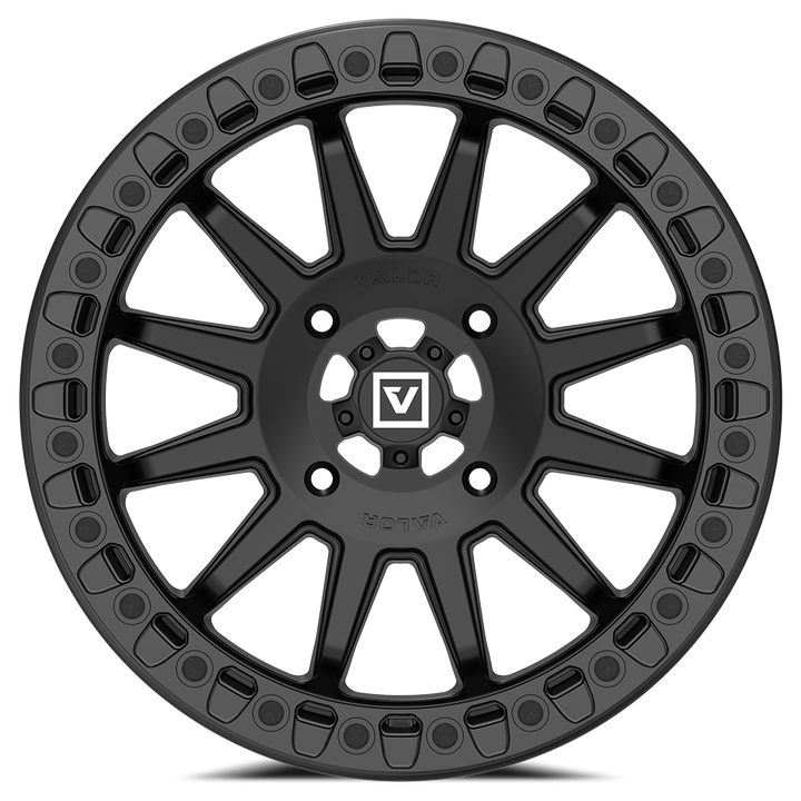 V09 Satin Black UTV Beadlock - Valor Offroad