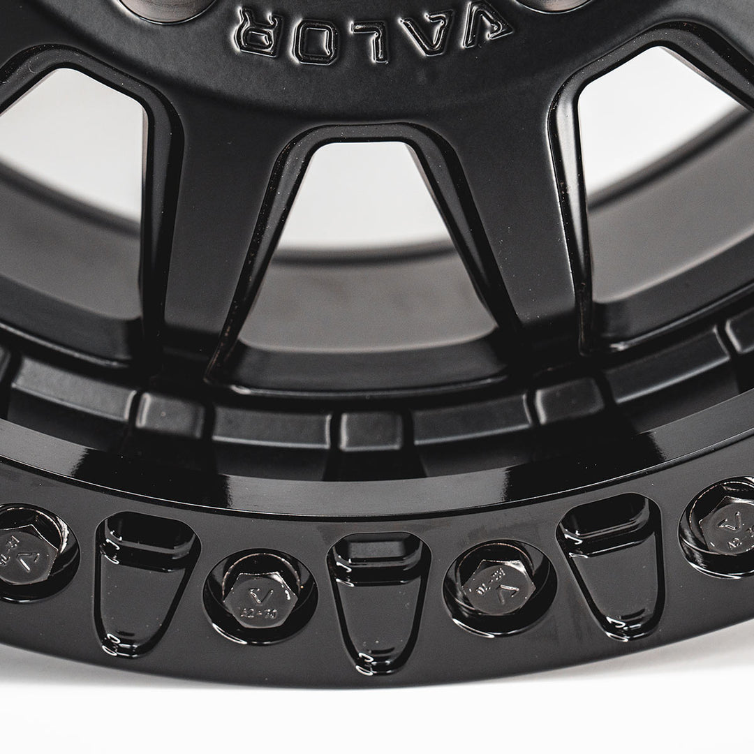 V09 Satin Black UTV Beadlock - Valor Offroad