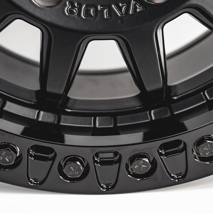 V09 Satin Black UTV Beadlock - Valor Offroad