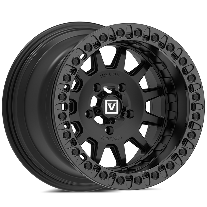 V09 Satin Black UTV Beadlock - Valor Offroad