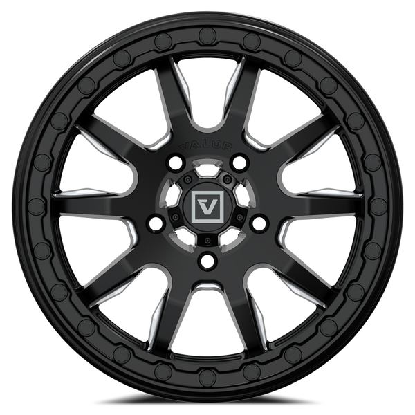 V15 Satin Black UTV Wheel - Valor Offroad