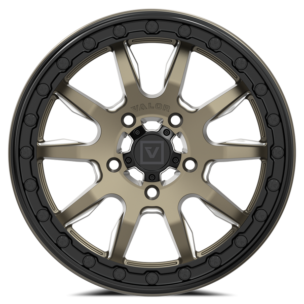 V15 Satin Bronze UTV Wheel - Valor Offroad