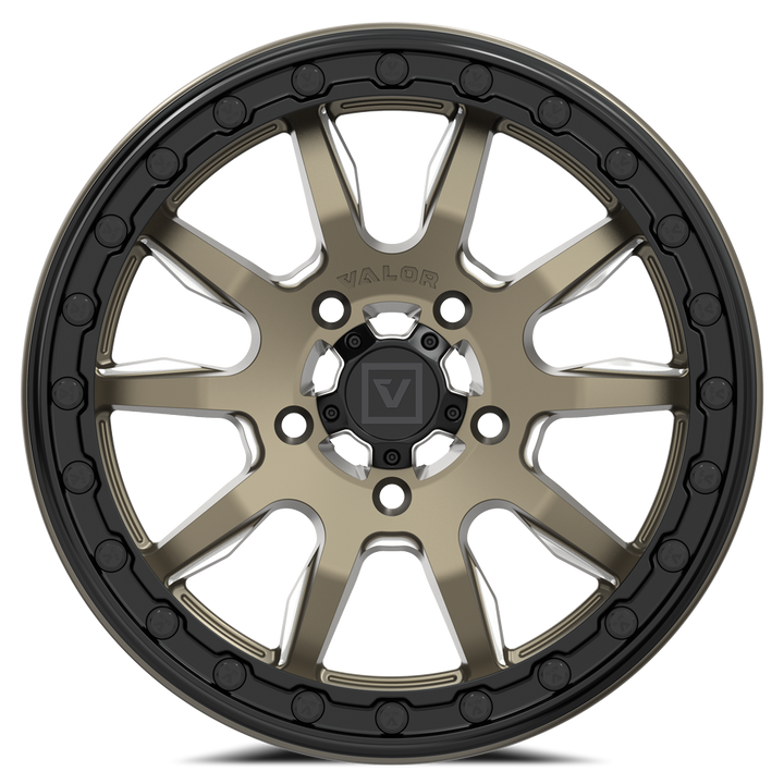V15 Satin Bronze UTV Wheel - Valor Offroad