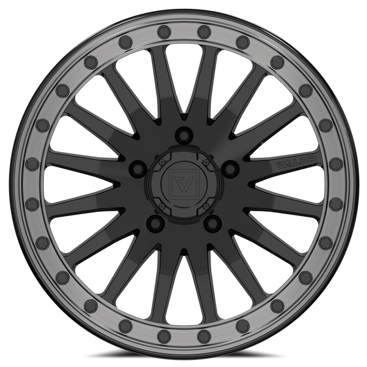 V06 Gloss Black UTV Beadlock - Valor Offroad