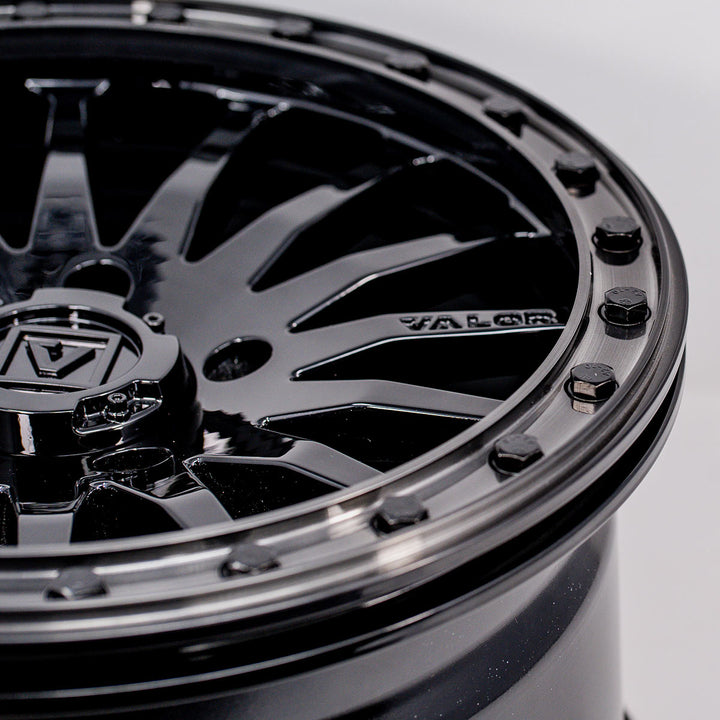 V06 Gloss Black UTV Beadlock - Valor Offroad