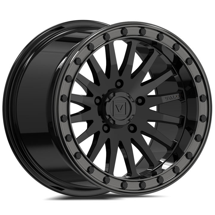 V06 Gloss Black UTV Beadlock - Valor Offroad