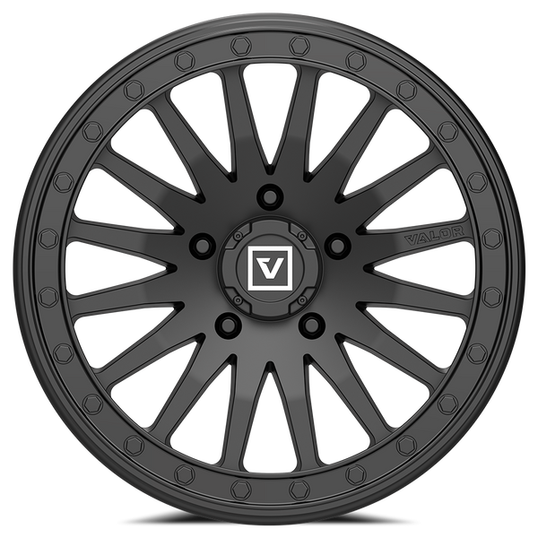 V06 Satin Black UTV Beadlock - Valor Offroad