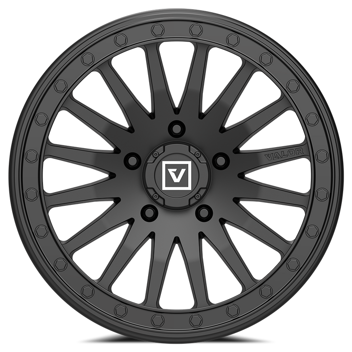 V06 Satin Black UTV Beadlock - Valor Offroad