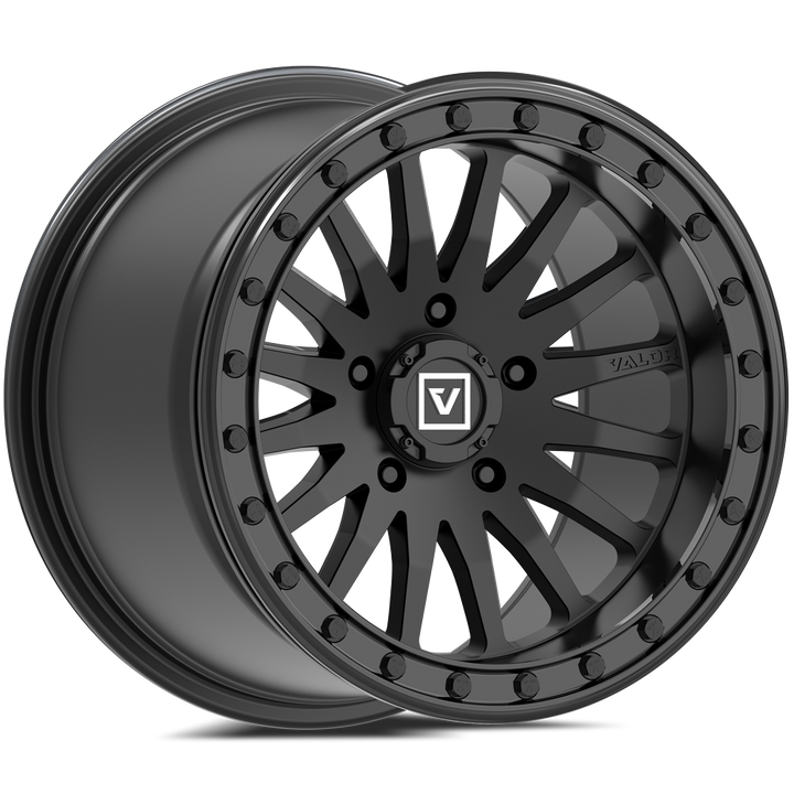 V06 Satin Black UTV Beadlock - Valor Offroad