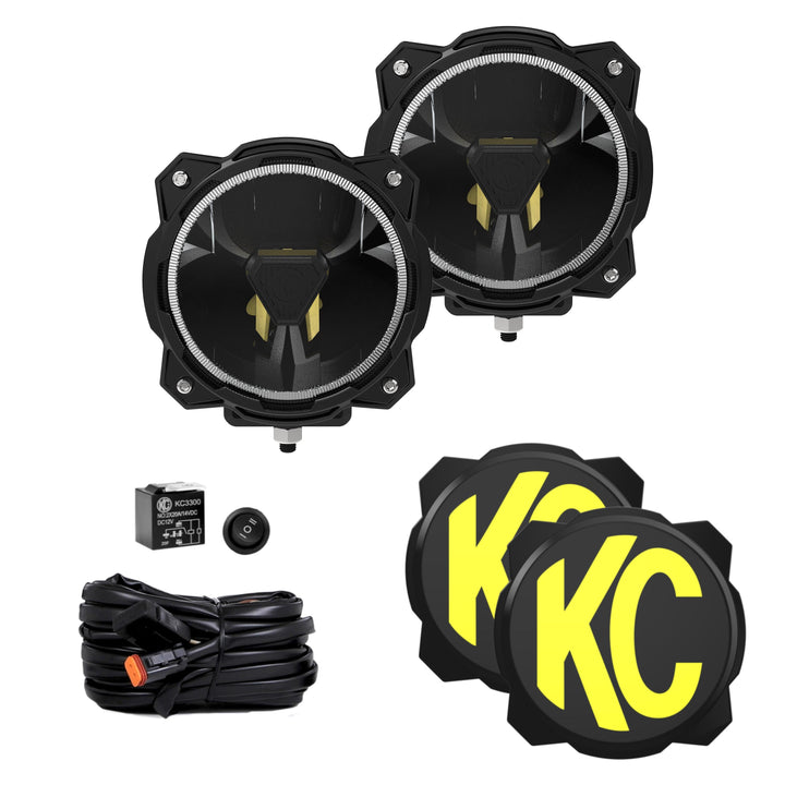 Gravity® Titan™ 6" LED - Pair Pack - Wide-40 Beam - #91403