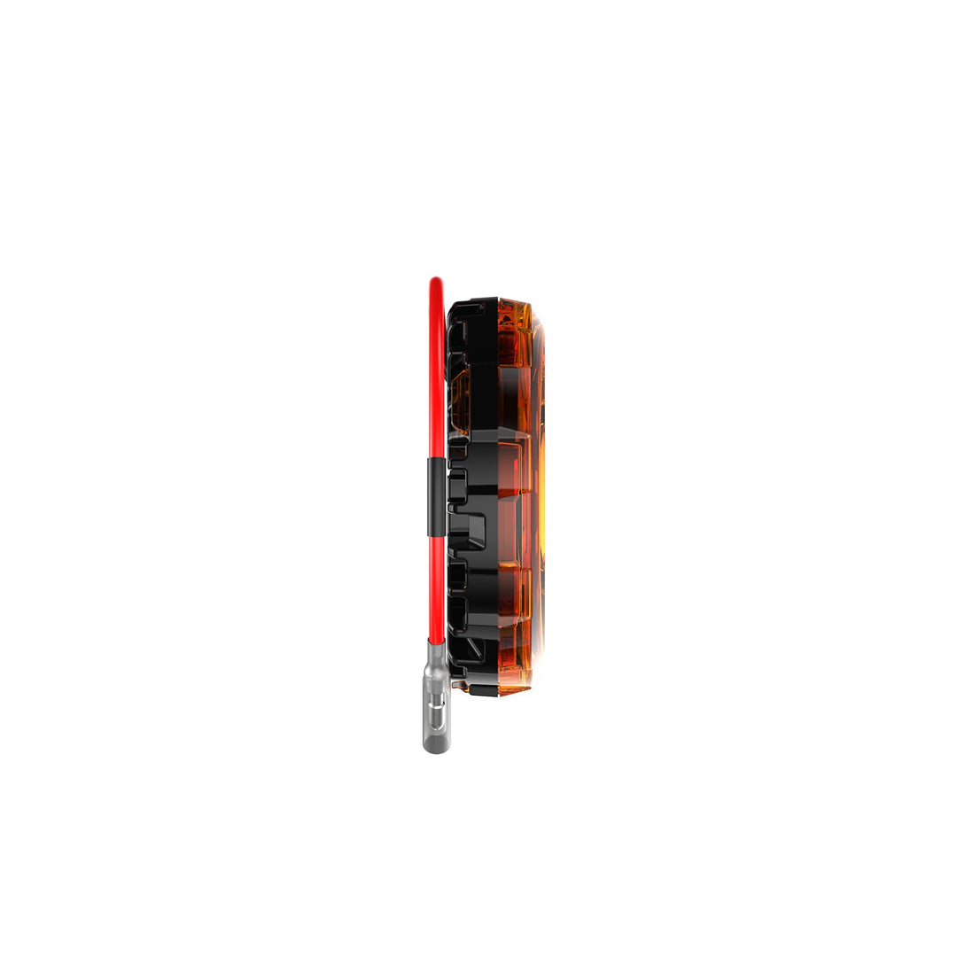 Cyclone V2 LED - Single Light - Amber Lens - 5W Flood Beam - #1360
