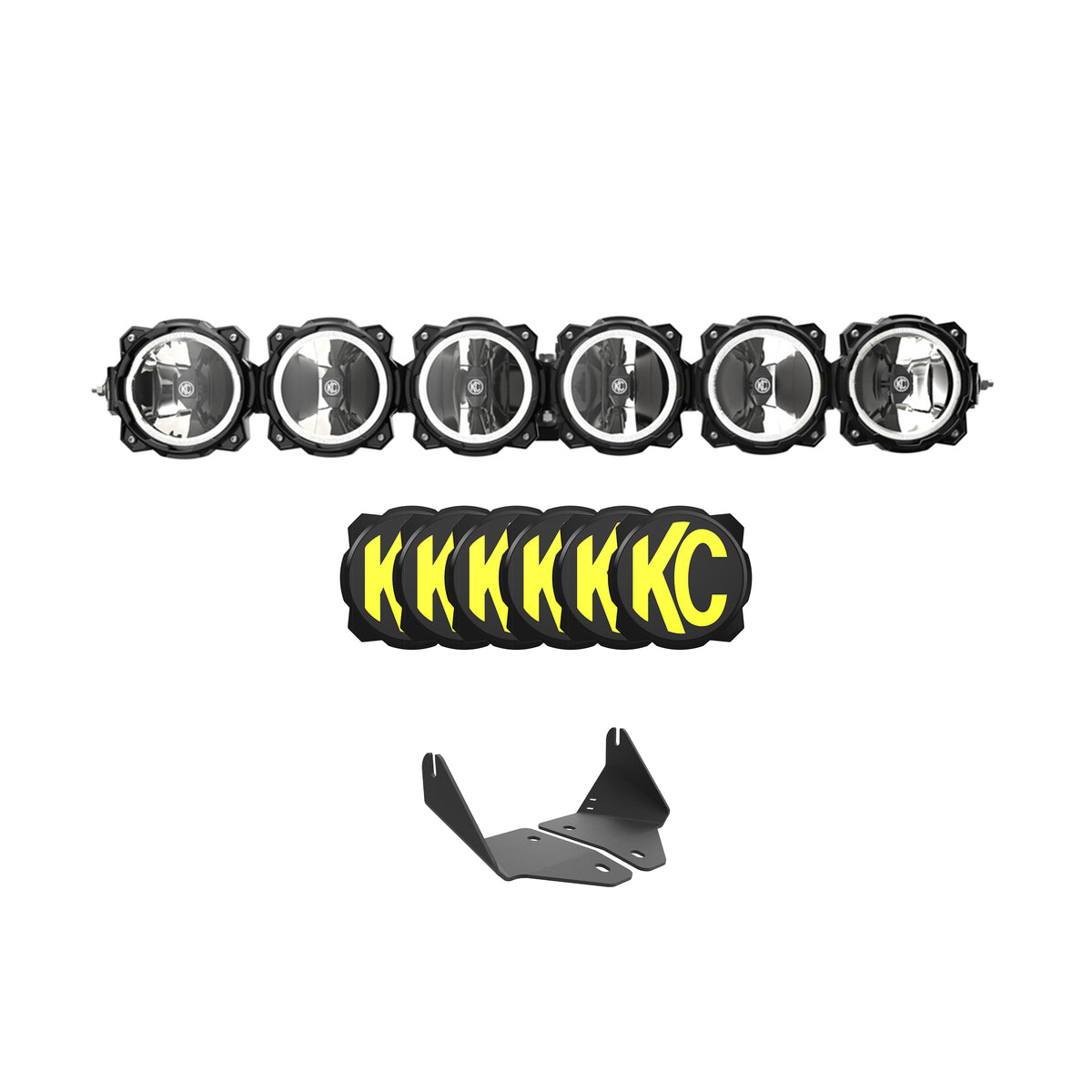 Polaris RZR Turbo R / Pro XP / Pro S Light Bar Kit - 39" Pro6 Gravity® LED - 6-Light - Light Bar System - 120W Combo Beam